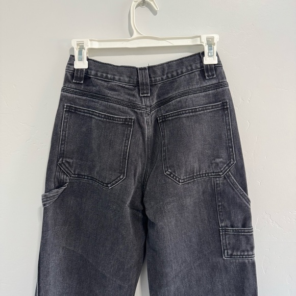 Brandy Melville Black Cargo Straight Leg Size Small - Picture 4 of 5